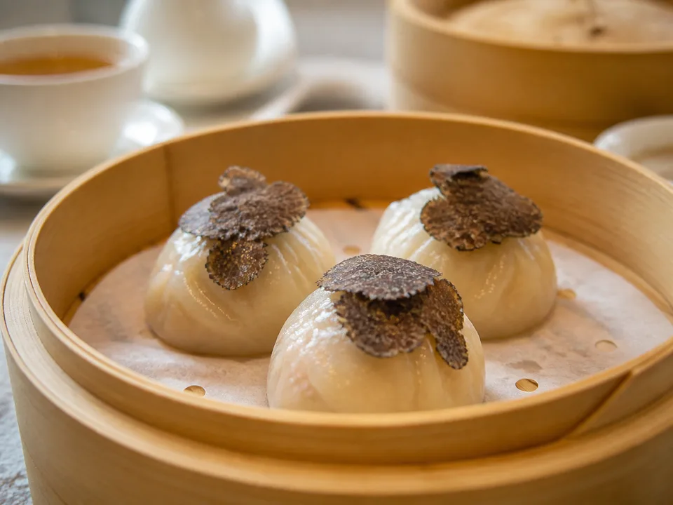 Black Truffle Dumplings — signature food visual for Luxe Garden Chinese Cuisine