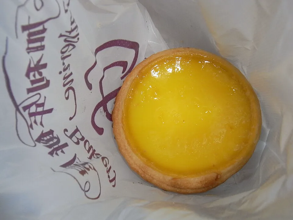 Sourdough Egg Tart — signature food visual for Bakehouse (Central / Wan Chai / TST)