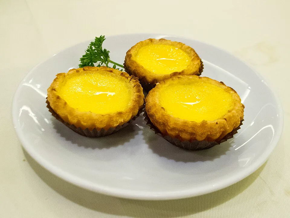 Napoleon Flower Egg Tart (花花蛋撻) — signature food visual for Hashtag B