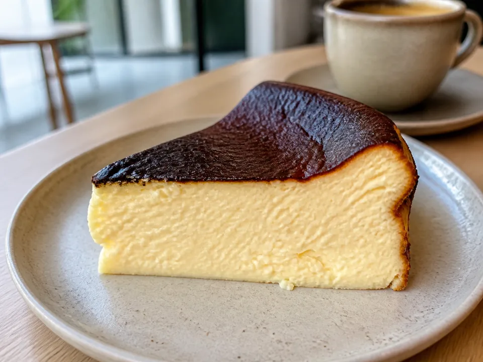 Vanilla Basque Burnt Cheesecake — signature food visual for Hemma